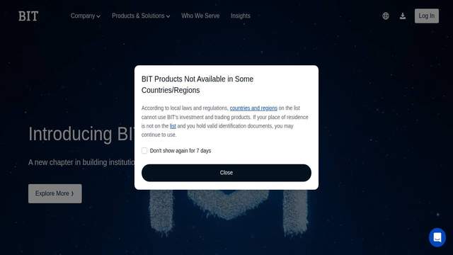 Bitcasino casino screenshot